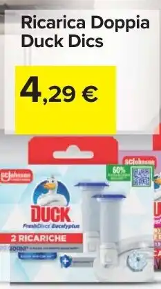 Carrefour Ricarica Doppia Duck Dics offerta