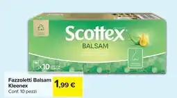 Carrefour Fazzoletti Balsam Kleenex offerta