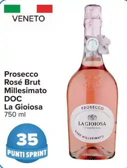 Carrefour Prosecco Rosé Brut Millesimato DOC La Gioiosa offerta