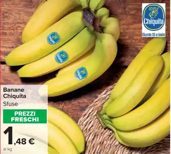 Carrefour Market Banane Chiquita offerta