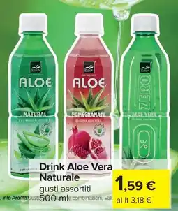 Carrefour Drink Aloe Vera Naturale offerta