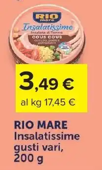 Carrefour RIO MARE Insalatissime offerta