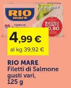 Carrefour RIO MARE Filetti di Salmone offerta