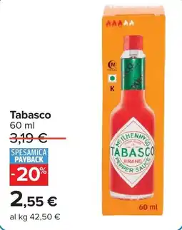 Carrefour Tabasco offerta