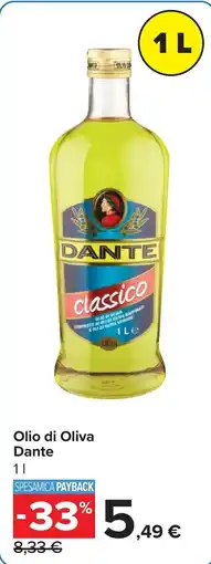 Carrefour Olio di Oliva Dante offerta
