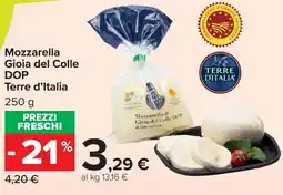 Carrefour Market Mozzarella di Gioia del Colle DOP Terre d'Italia offerta