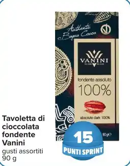 Carrefour Tavoletta di cioccolata fondente Vanini offerta