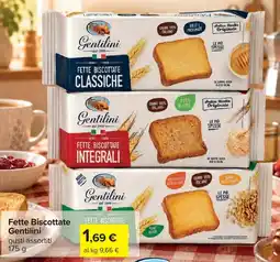 Carrefour Fette Biscottate Gentilini offerta