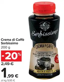 Carrefour Crema di Caffè Sorbissimo offerta