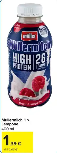 Carrefour Mullermilch Hp Lampone offerta