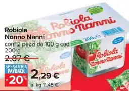 Carrefour Robiola Nonno Nanni offerta