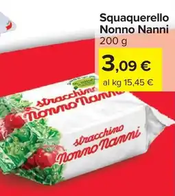 Carrefour Squaquerello Nonno Nanni offerta