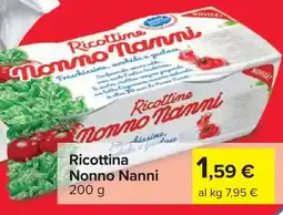 Carrefour Ricottime Nonno Nanni offerta