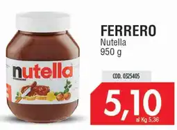 Carico Cash & Carry FERRERO Nutella offerta