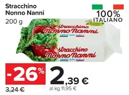 Carrefour Market Stracchino Nonno Nanni offerta