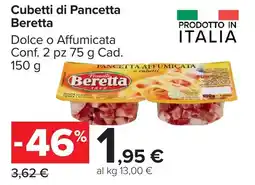 Carrefour Market Cubetti di Pancetta Beretta offerta