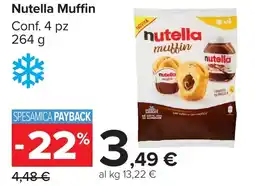 Carrefour Market Nutella Muffin offerta