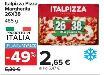 Italpizza Pizza Margherita 22X38