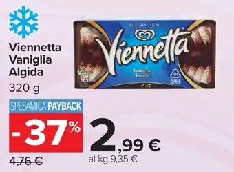 Carrefour Market Viennetta Vaniglia Algida offerta