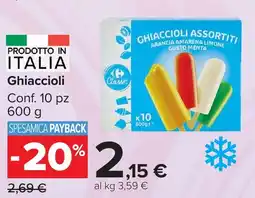 Carrefour Market Ghiaccioli offerta
