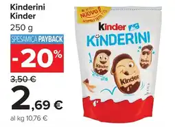 Carrefour Market Kinderini Kinder offerta