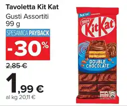 Carrefour Market Tavoletta Kit Kat offerta