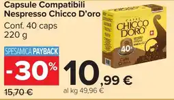 Carrefour Market Capsule Compatibili Nespresso Chicco D'oro offerta