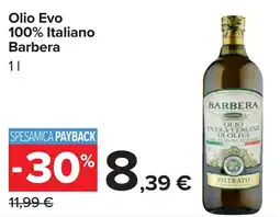Carrefour Market Olio Evo 100% Italiano Barbera offerta