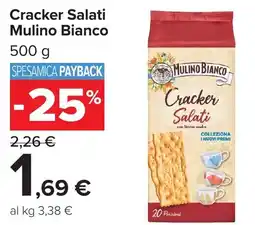 Carrefour Market Cracker Salati Mulino Bianco offerta