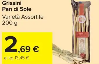 Carrefour Market Grissini Pan di Sole offerta