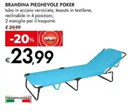Bennet Brandina pieghevole poker offerta