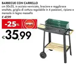 Bennet Barbecue con carrello offerta