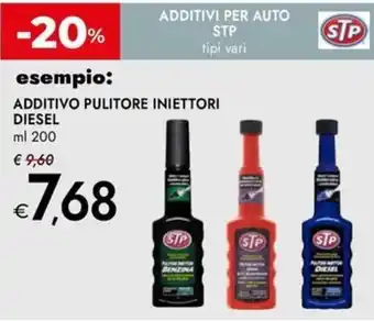 Additivo pulitore iniettori diesel STP
