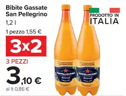 Carrefour Market Bibite Gassate San Pellegrino offerta
