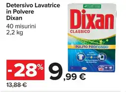 Carrefour Market Detersivo Lavatrice in Polvere Dixan offerta
