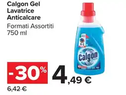 Carrefour Market Calgon Gel Lavatrice Anticalcare offerta