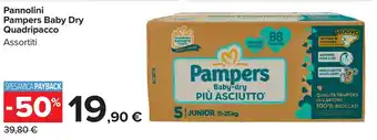 Pannolini Pampers Baby Dry Quadripacco