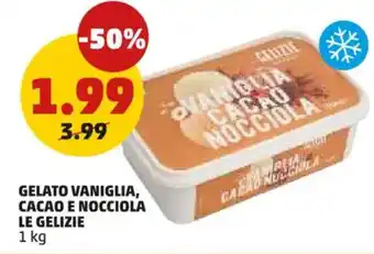 Gelato vaniglia, cacao e nocciola LE GELIZIE