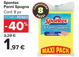 Carrefour Market Spontex Panni Spugna offerta