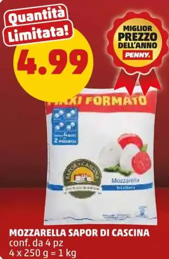 PENNY Mozzarella SAPOR DI CASCINA offerta