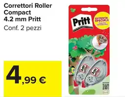 Carrefour Market Correttori Roller Compact 4.2 mm Pritt offerta
