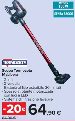 Carrefour Market Scopa Termozeta MyLibera offerta