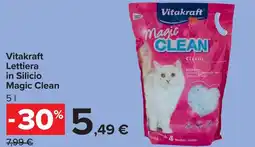 Carrefour Market Vitakraft Lettiera in Silicio Magic Clean offerta