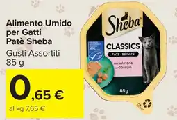 Carrefour Market Alimento Umido per Gatti Patè Sheba offerta