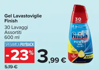 Carrefour Market Gel Lavastoviglie Finish offerta