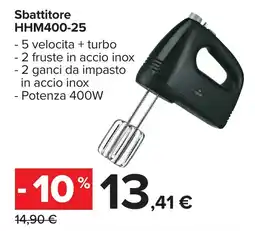 Carrefour Market Sbattitore HHM400-25 offerta