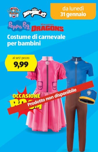 Costume di Carnevale per Bambini