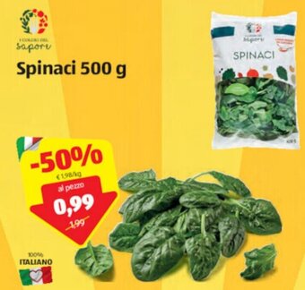 ALDI Spinaci 500 g offerta