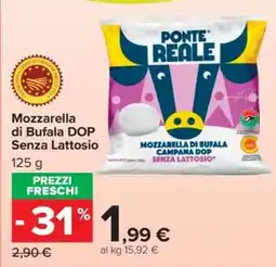 Carrefour Mozzarella di Bufala DOP Senza Lattosio offerta