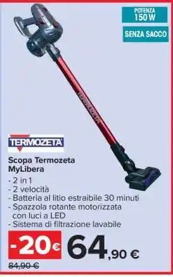 Carrefour Scopa Termozeta MyLibera offerta